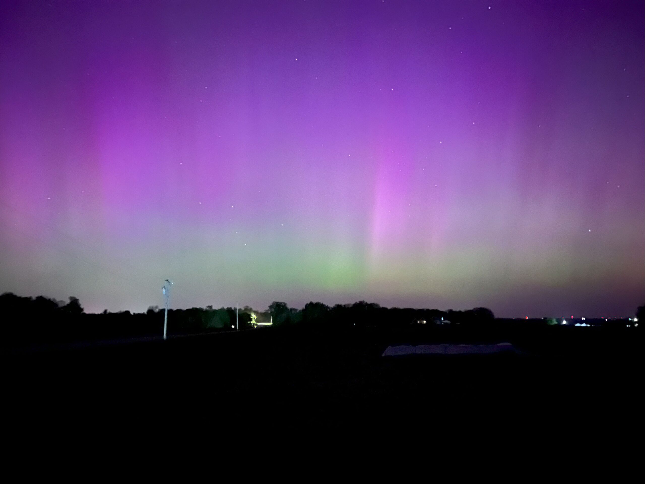 Northern Lights at the Farm